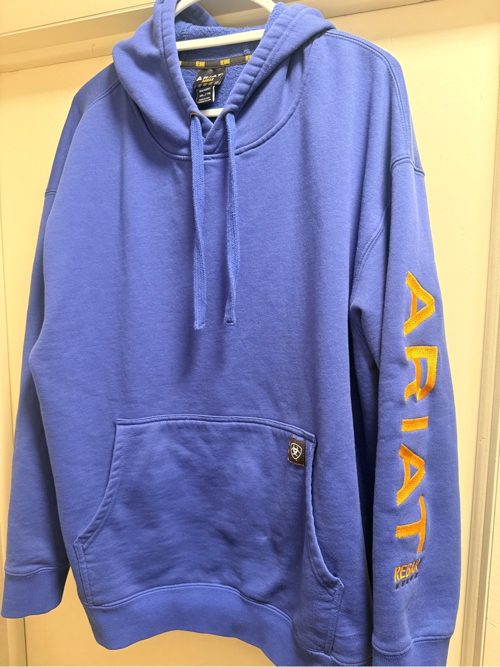 Ariat Rebar Men’s Blue Hooded Sweatshirt XXL